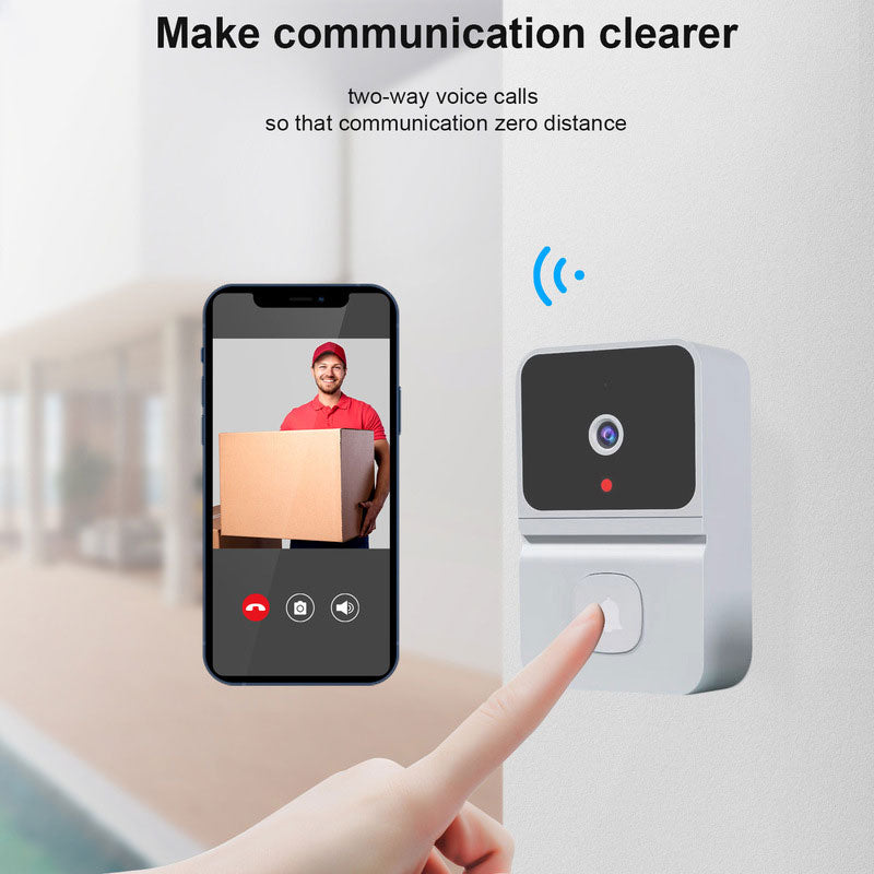 Z30 Graffiti Smart Wireless Doorbell Home Smart Cat Eye WIFI Doorbell