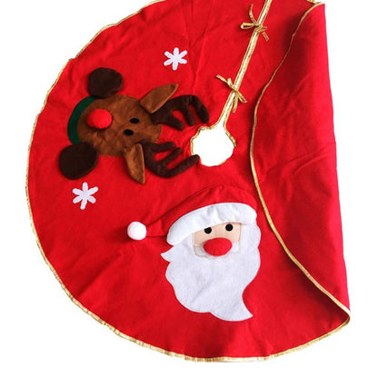 Red Christmas Tree Decoration Carpet Party Ornaments