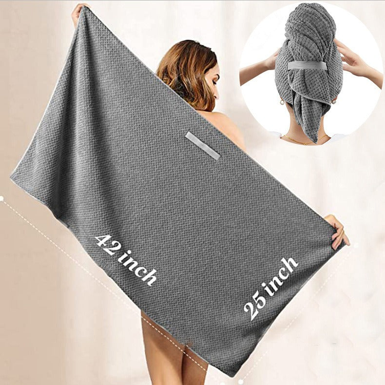 Larg Women's Dry Hair Towel