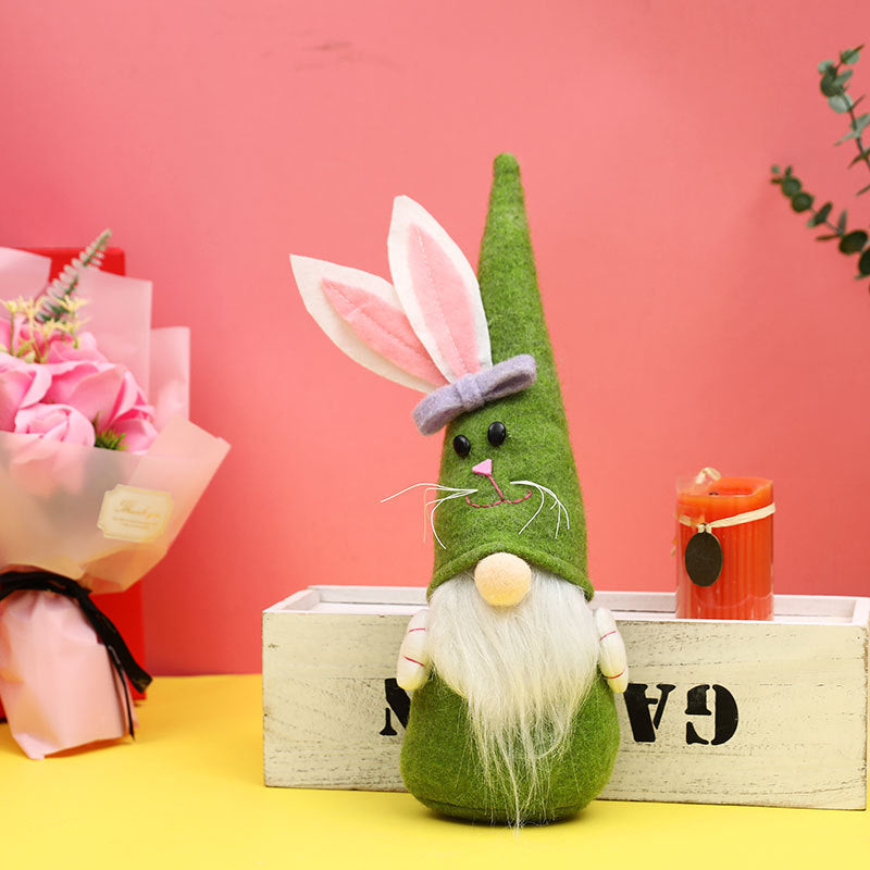 Easter Decoration Pointed Hats Cute Rabbit