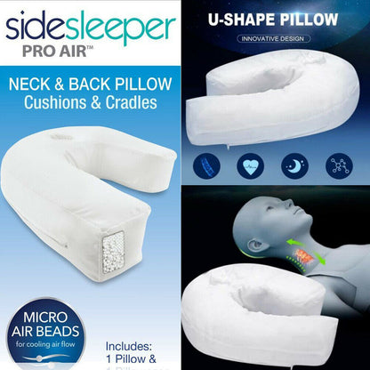 Hot High Plus Side Sleeper Pillow Sleep Buddy U Shaped