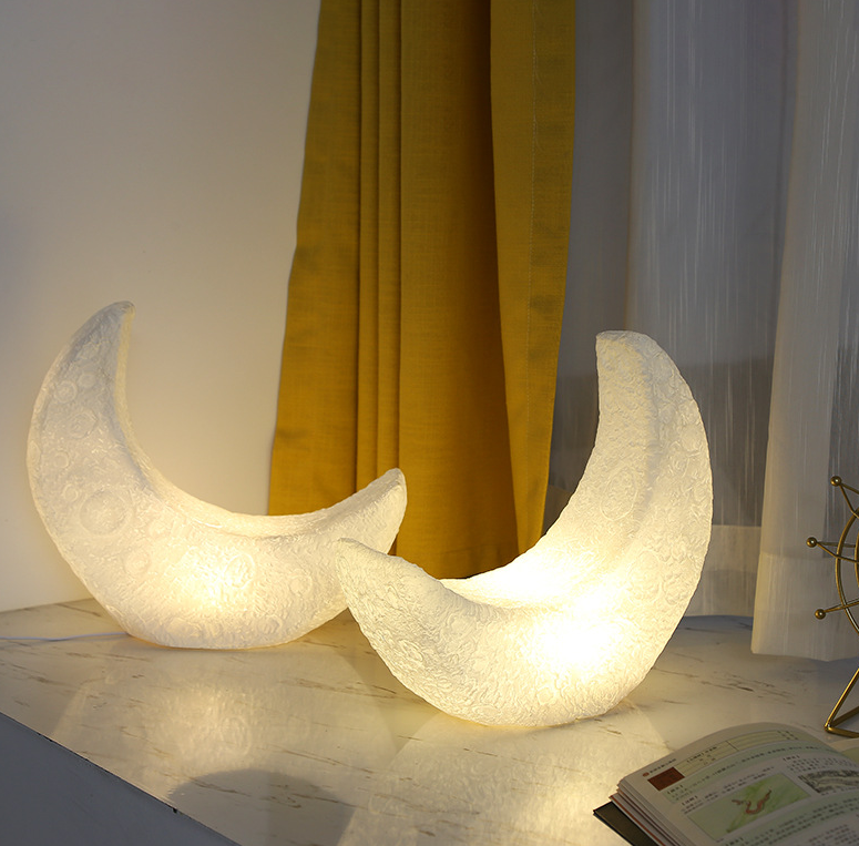 Moon Light Warm Decorative, moon Table Lamp