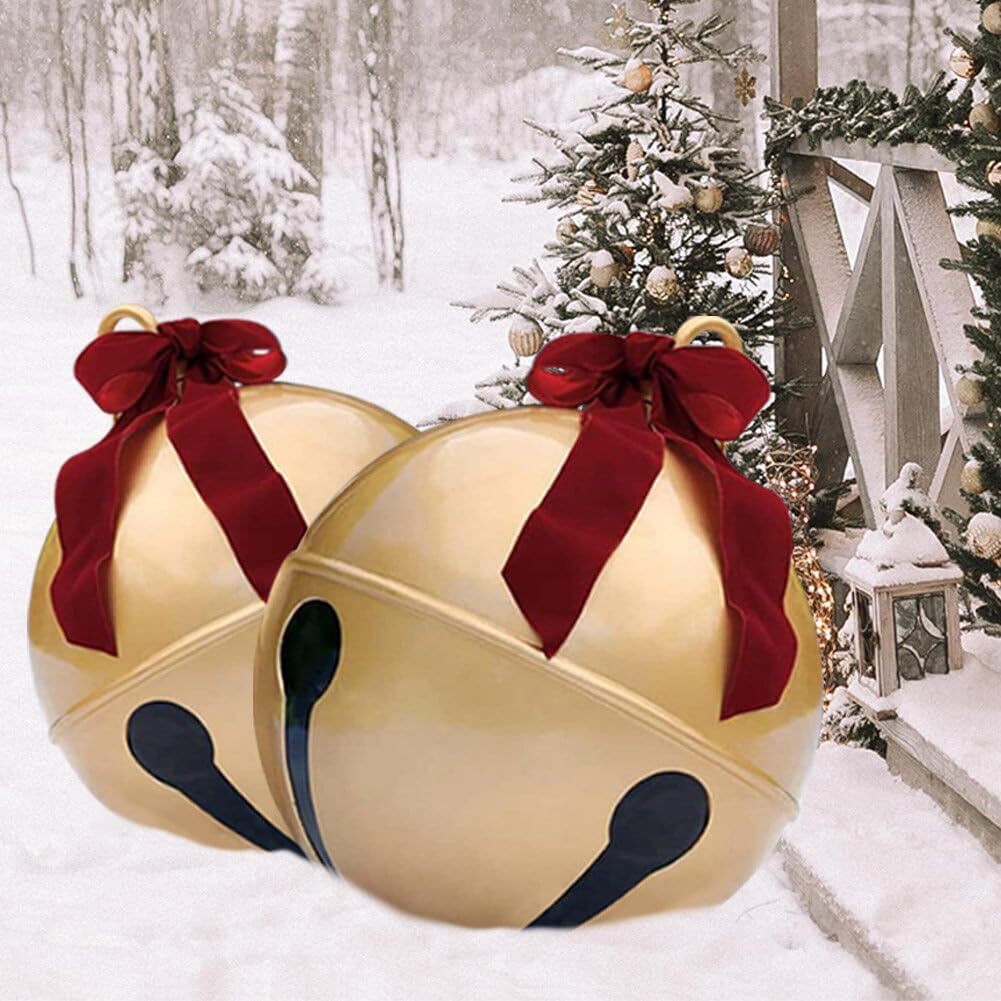 New Inflatable Christmas Bell With Bow