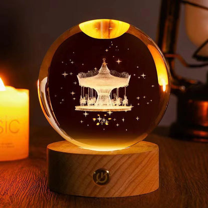 Starry Sky 3D Micro Landscape Crystal Ball