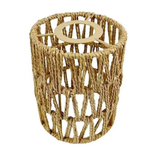 Paper Rope Lampshade Hand Woven Bamboo Lampshade