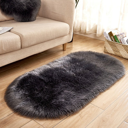 Limitation Wool Carpet, Oval Plush Carpet