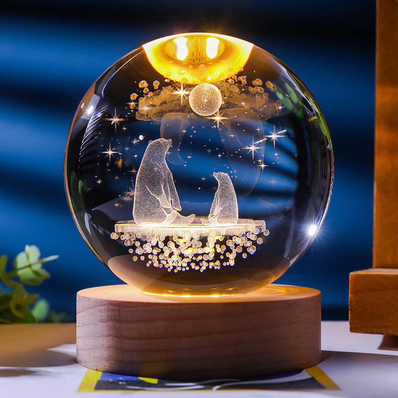 Starry Sky 3D Micro Landscape Crystal Ball