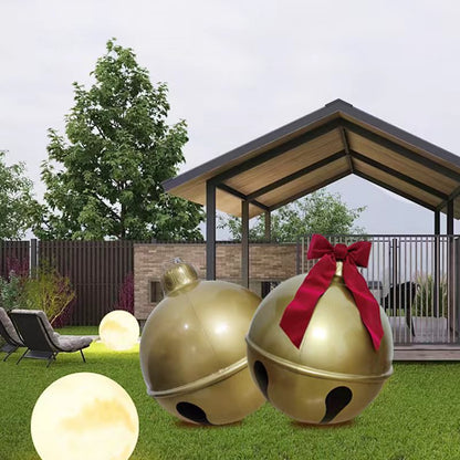 New Inflatable Christmas Bell With Bow