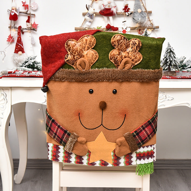 Christmas Decoration Dining Chair Cover Christmas Supplies