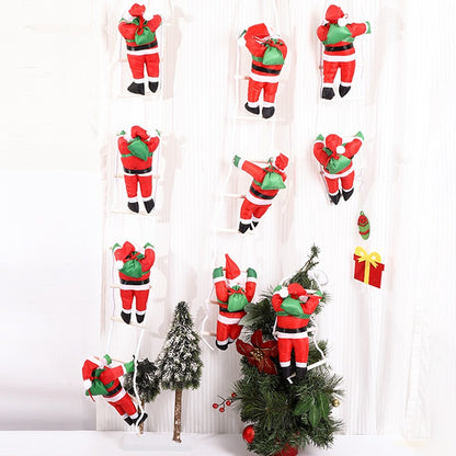 25CM Ladder Santa Claus Christmas Doll