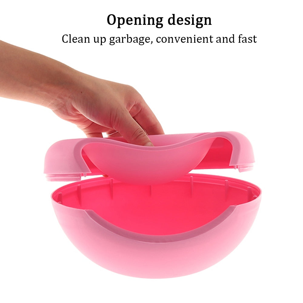 Lazy Snack Bowl Plastic Double Layer Snack Storage Box Bowl