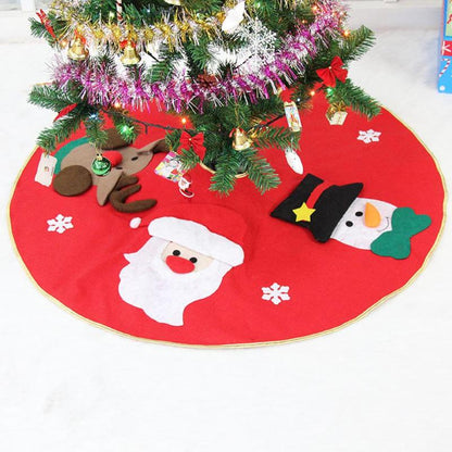 Red Christmas Tree Decoration Carpet Party Ornaments