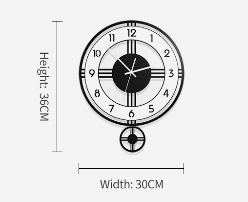 Acrylic Clock Pendulum Modern Design