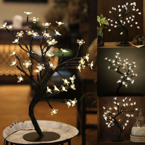 LED Cherry Blossom Star Desktop Bonsai Tree Light