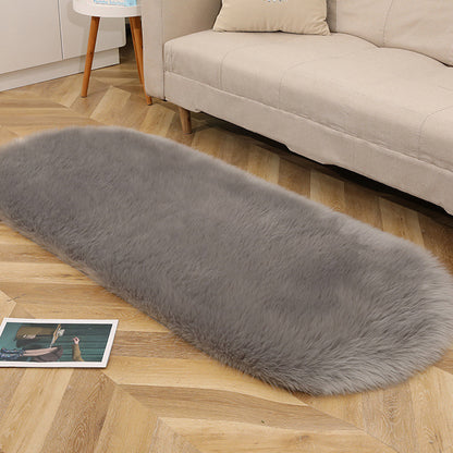 Limitation Wool Carpet, Oval Plush Carpet