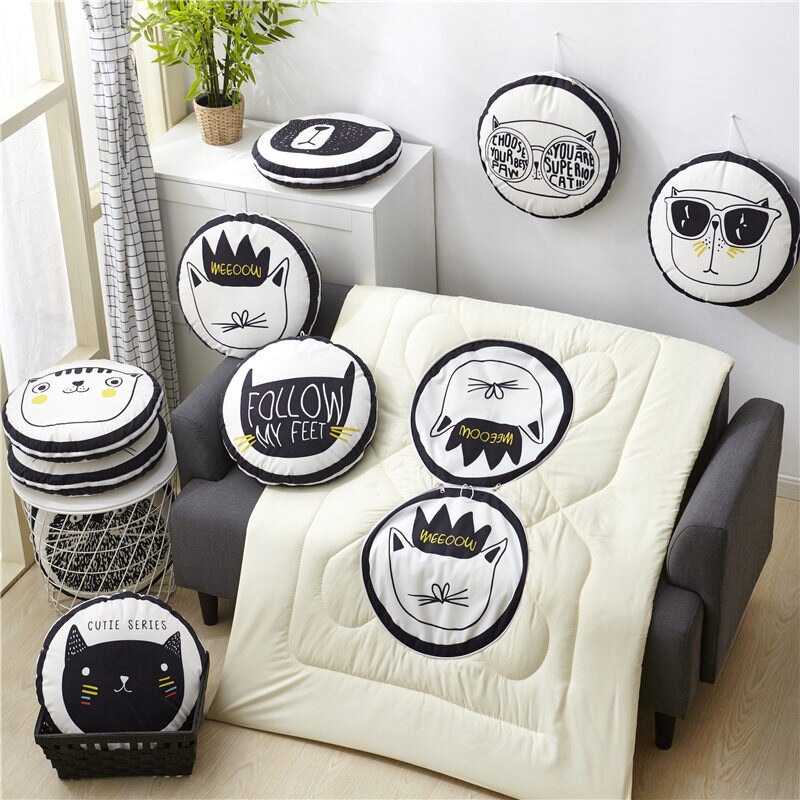 Multifunction Cartoon Cool Cat Cushion