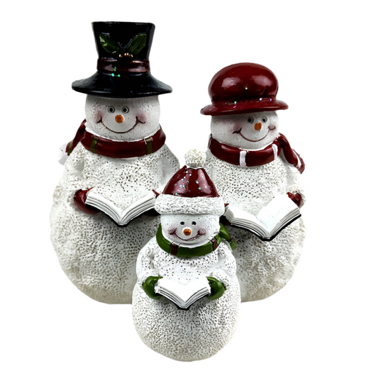 Christmas Snowman Resin Ornament Christmas Family