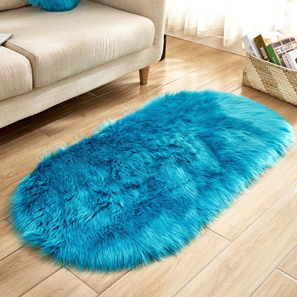 Limitation Wool Carpet, Oval Plush Carpet