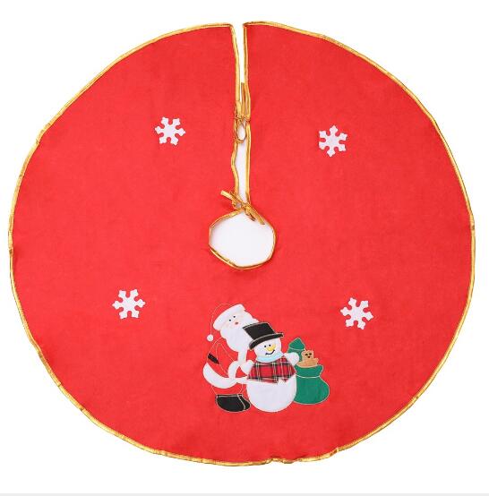 Red Christmas Tree Decoration Carpet Party Ornaments