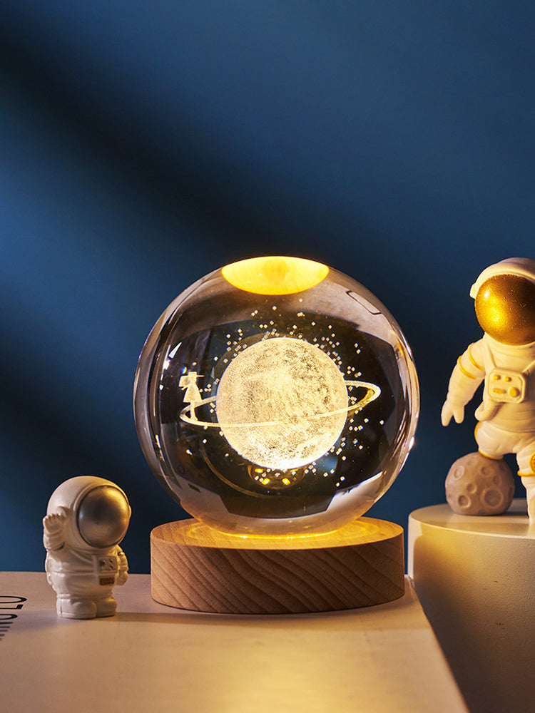 Creative Luminous Crystal Ball Galaxy Night Light