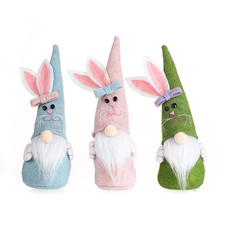 Easter Decoration Pointed Hats Cute Rabbit