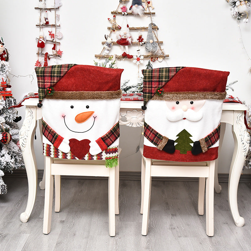 Christmas Decoration Dining Chair Cover Christmas Supplies