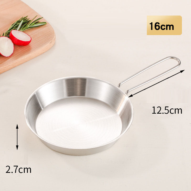 Stainless Steel Floding Handle Frying