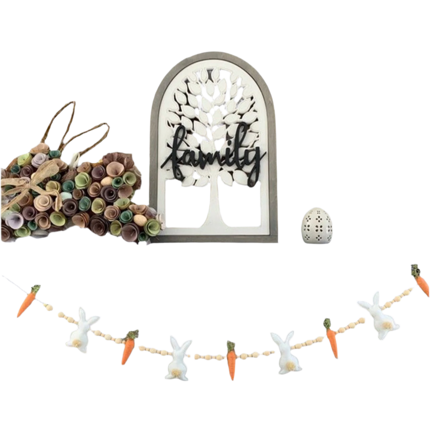 New Easter Bunny Carrot Garland Easter Bunny Carrot String Garland