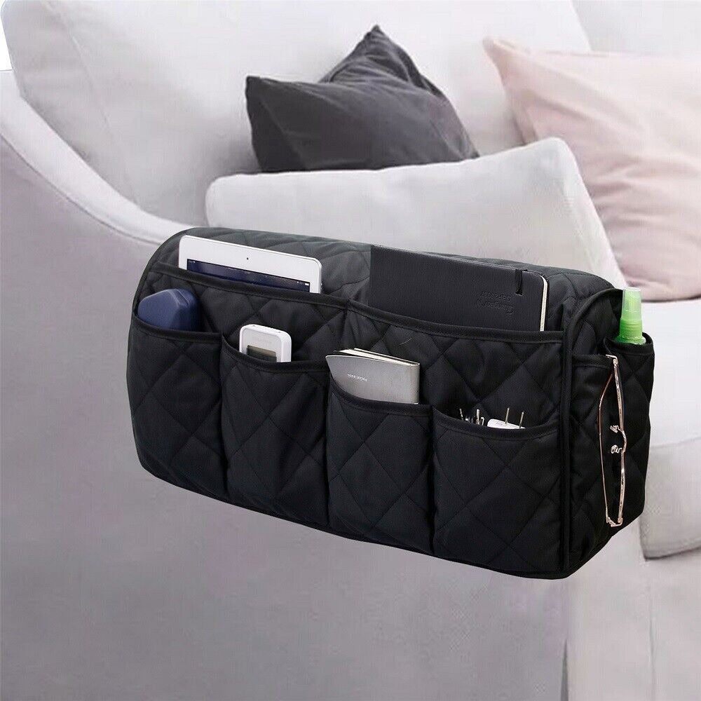 Sofa Armrest Storage Bag , TV Remote Control Bracket