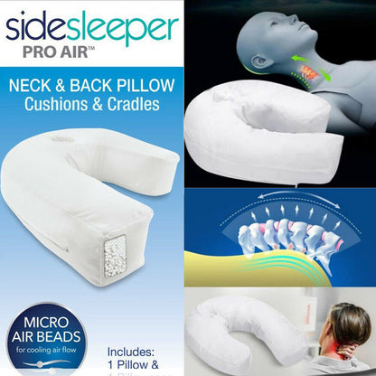 Hot High Plus Side Sleeper Pillow Sleep Buddy U Shaped