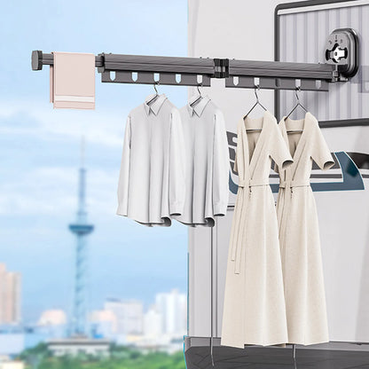 Clothes Drying Hanger Space Saving Bathroom Usage