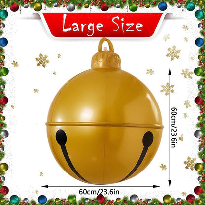 New Inflatable Christmas Bell With Bow