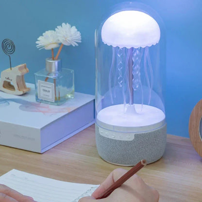 Creative Colorful Jellyfish Lamp Bluetooth Speaker