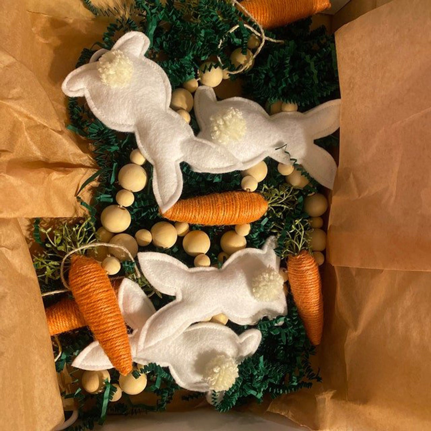 New Easter Bunny Carrot Garland Easter Bunny Carrot String Garland