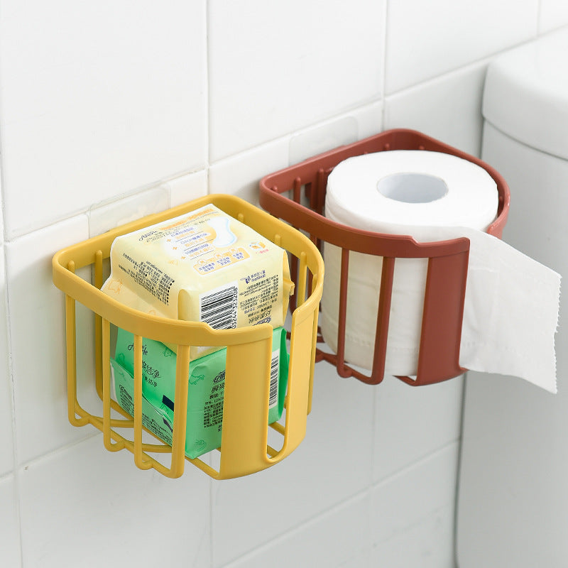 Punch-Free Toilet Rack Toilet Tissue Box Paper