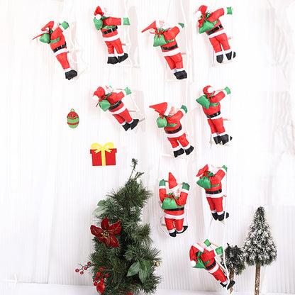 25CM Ladder Santa Claus Christmas Doll