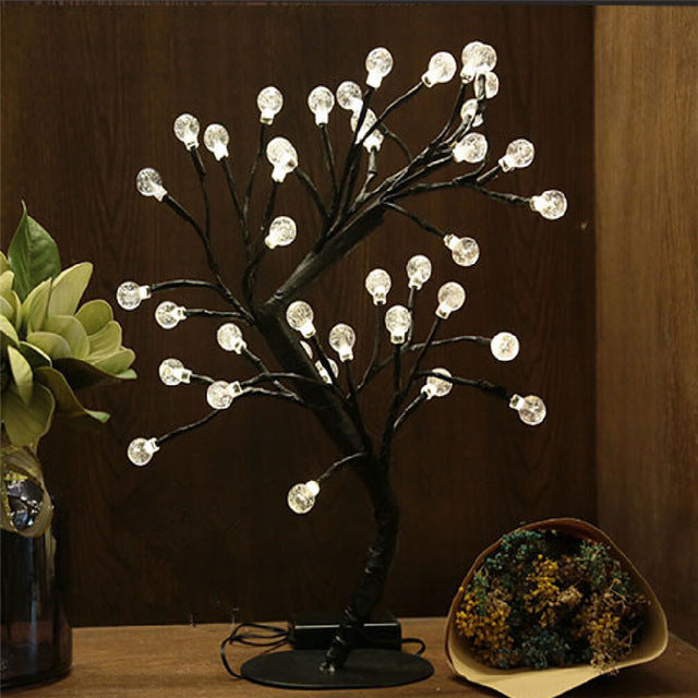 LED Cherry Blossom Star Desktop Bonsai Tree Light