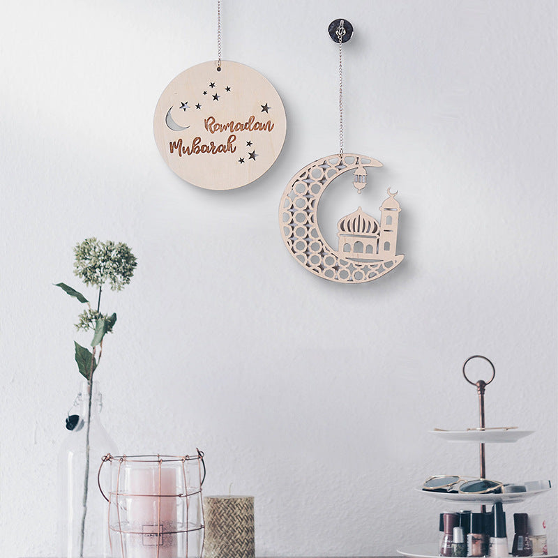 Ramadan Circle Moon Piece Wall Decor Wall Hanging