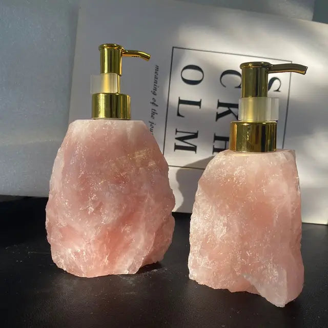 Crystal Stone Press Bottle Dispenser 30ML