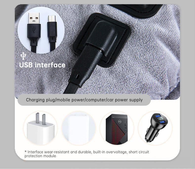 USB Heating 3-speed Thermostat Cushion Office Sedentary