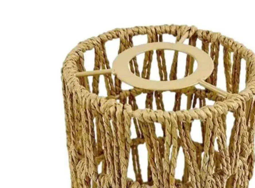 Paper Rope Lampshade Hand Woven Bamboo Lampshade