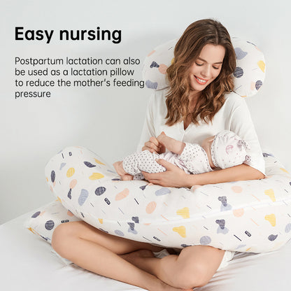 Breastfeeding Pillow C Shaped Maternity Pregnancy Body Pillow