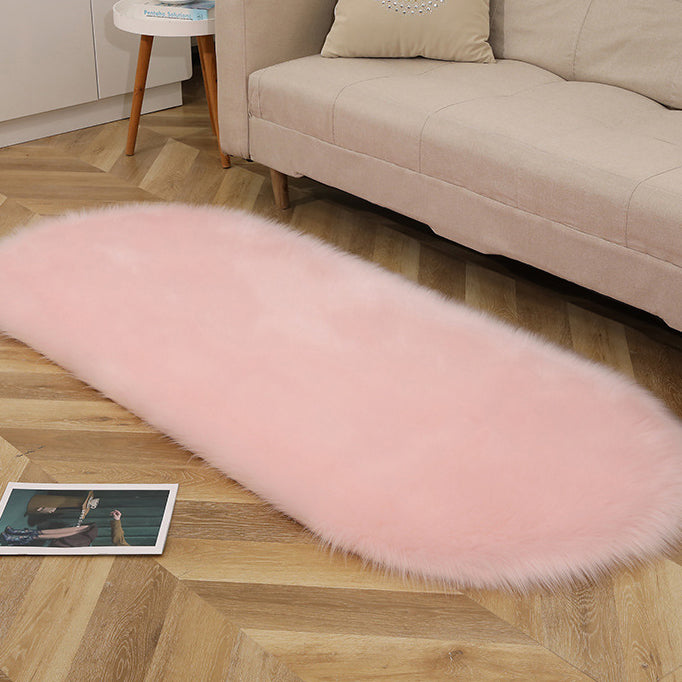 Limitation Wool Carpet, Oval Plush Carpet