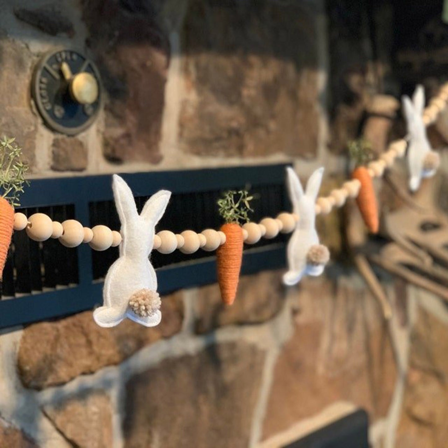 New Easter Bunny Carrot Garland Easter Bunny Carrot String Garland