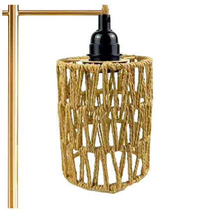 Paper Rope Lampshade Hand Woven Bamboo Lampshade