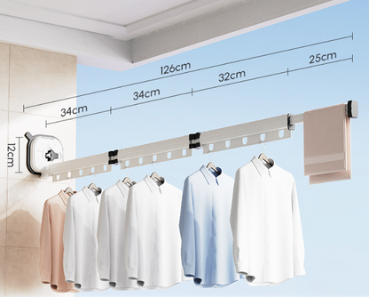 Clothes Drying Hanger Space Saving Bathroom Usage