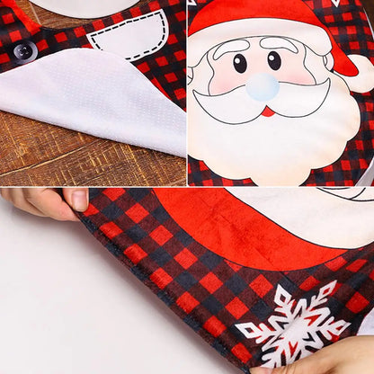 Santa Claus Snowman Reindeer Christmas Reindeer Christmas Toilet Cover Merry Christmas Decor