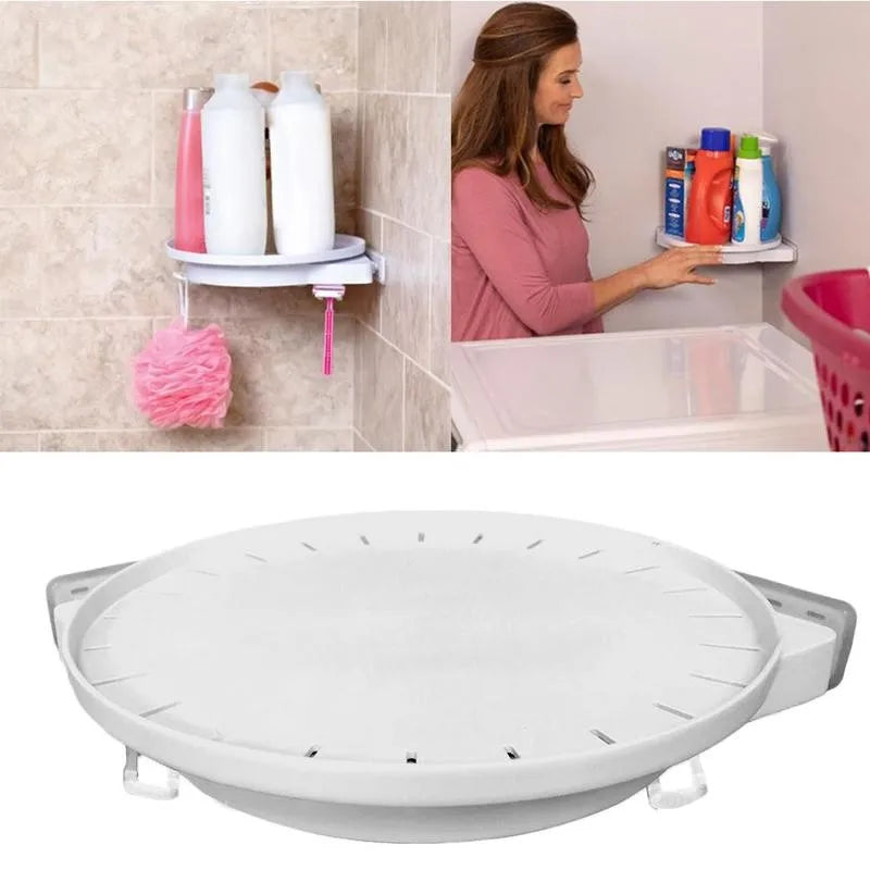 Bathroom Storage Shelf Organizing Rotating Shelf